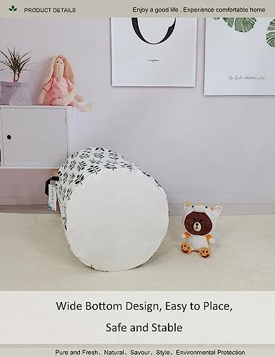 Round Leaf Laundry Hamper, Household Storage Bin - color: Leaf