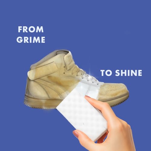 Magic Eraser Cleaning Sponge | Pack of 4 | Chemical-Free, Multi-Purpose Wipe for Effortless Cleaning of Kitchen, Bathroom, Walls, Shoes & More – Tough on Stains, Gentle on Surfaces