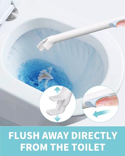 AIR U+ 48 Count Flushable Toilet Brush Refills for Scrubbing Bubbles - color: 48 Refills