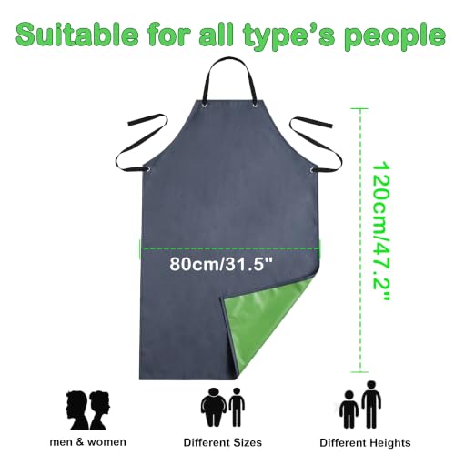 Nanxson Waterproof Apron Heavy Duty Industrial Work Apron - color: Navy