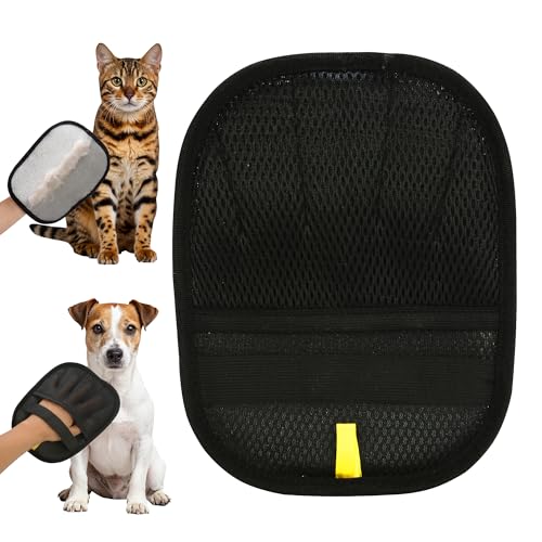 2025 Upgraded Pet Hair Remover Cat&Dog Grooming Tool Electrostatic Gloves Reusable Static-Powered Effortlessly Remove Fur from for laundry Clothes Furniture decor Car Seat Sofa Pet cooling mat bed (1)