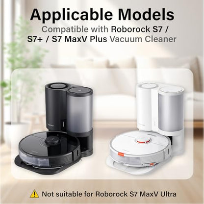 Dust Bags for Roborock S7/S7+/S7 MaxV Plus Vacuum Cleaner Auto-Empty Dock - style: S7 DB 7