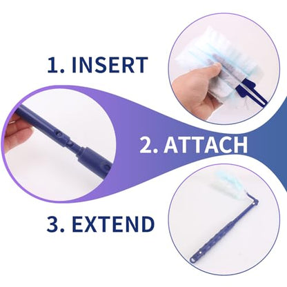 Replacement Duster Handles Compatible with Swiffer