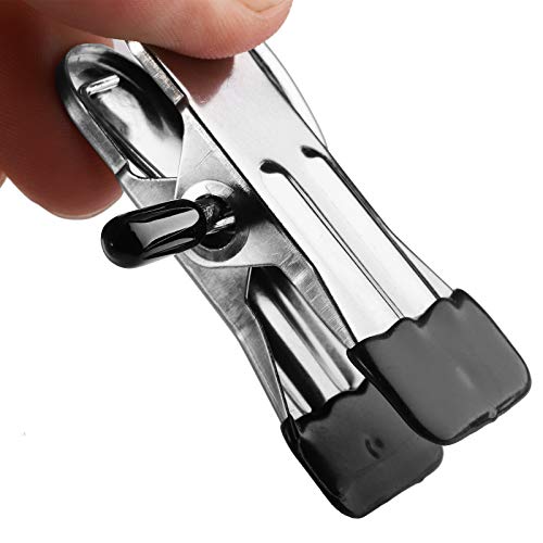 Tosnail 40 Pieces Boot Hanger Clips, Stainless Steel Laundry Hooks, Closet Hanging Clips, Space Saving for Jeans, Hats, Tall Boots, Towels
