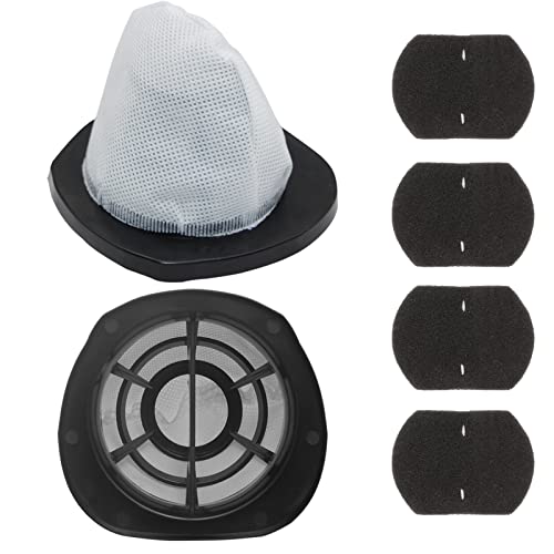 2 Pack 2030 Vacuum Filter and 4 Pack Foam Filter Compatible with Bissell Vacuum Cleaner Models 2030, 20303, 20306, 20307, 20309, 2030H, 2030V, 2030X, 2030Z - size: 2 Vacuum Filters & 4 Foam Filters