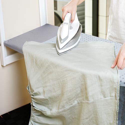 SheeChung Wall Mount Ironing Board 36"X12",Compact Wall Ironing Board,Blue - style: 36x12-Wall Mounted Blue