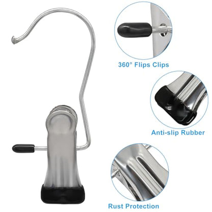 Zorfeter Boot Hangers, Heavy Duty Hanging Clips, 30 Pack - size: 30 PCS