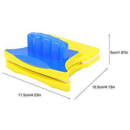 Fdit Magnetic Window Glass Cleaner, Double-Sided Squeegee for 3-8mm Thickness, with 2m Anti-Falling Rope, 2 Extra Cleaning Cotton