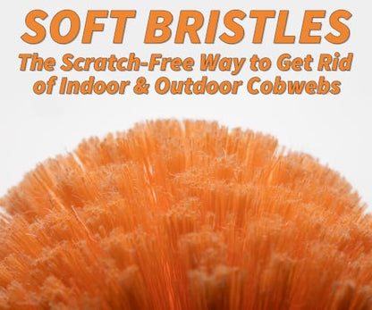 Cobweb Duster Head Brush for Web Cleaning (Pole Sold Separately)