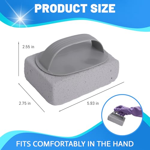 4Pcs Pumice Stone for Cleaning, Pumice Stones for Pool Tile Cleaning