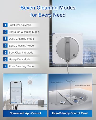 ECOVACS WINBOT W2S Omni Window Cleaning Robot, 6-in-1 Multifunction Station - size: W2S OMNI