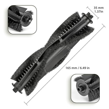 (2 Pieces) Replacement Brush Rollers Compatible with Tikom G8000 Max/ L9000/ L8000 Plus/ G8000 Robot Vacuum and Mop Combo, Replacement Parts Accessory Kit, 2 Brush Rollers - color: G8000 Rollerbrush 2pcs