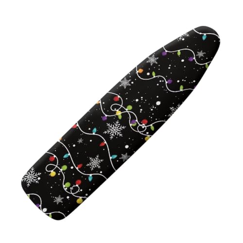 Xmas Lights Iron Board Cover Heat Insulation Ironing Board Padding - color: Christmas Lights