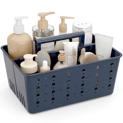 Lifewit Portable Shower Caddy, Plastic Basket Organizer, 1 Pack, Pink - color: Slate Blue