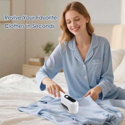 Electric Fabric Shaver Defuzzer - Rechargeable Lint Remover with LED Display, 2-Speed Sweater Pill Remover for Clothes Couch Blanket - size: Premium