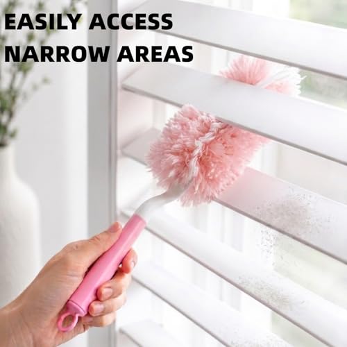Duster Refills for Swiffer Duster, 30 Count Pink Duster Kit with Handle - color: 30 Pink Refills + Short Handle