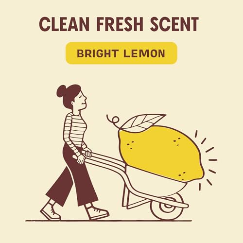 Aunt Fannie's Hardwood Floor Cleaner, Vinegar-Free, Lemon, 64 oz