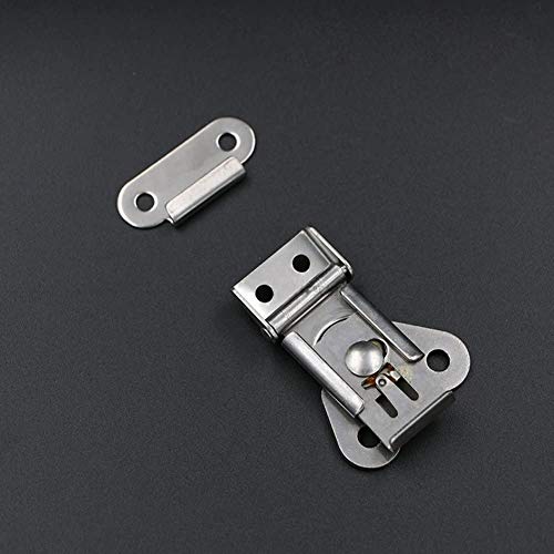 Butterfly Latch - 304 Stainless Steel Spring Loaded Small Butterfly Twist Latch, Buckle Latch,for Suitcases,Wooden Box(2Pcs) - size: 2