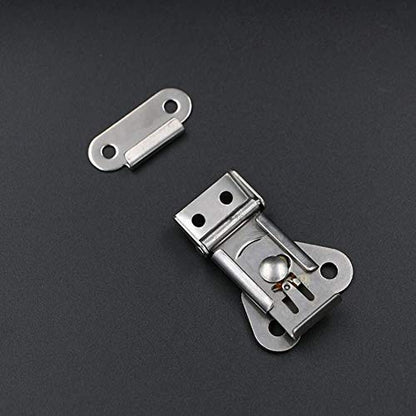 Butterfly Latch - 304 Stainless Steel Spring Loaded Small Butterfly Twist Latch, Buckle Latch,for Suitcases,Wooden Box(2Pcs) - size: 2