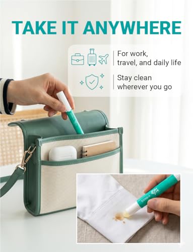 Portable Stain Remover Stick for Fabric and Clothes, Easy-to-Use Solid Stick, Travel-Friendly On-the-Go Design (1 Count)