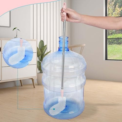5 Gallon Water Jug Cleaning Brush, Carboy Brush & Bottle Cleaner for Glass