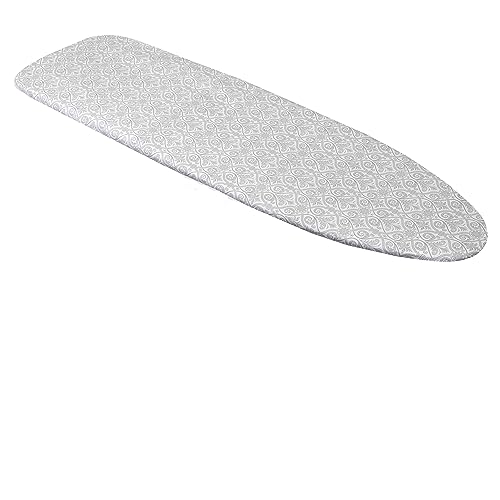 Westex Intricate Heavy Duty Ironing Board Cover and Pad, Thick 3-Layer Stain Resistant Padding, Elasticized Skirt, Click-to-Close Fastener, 15 x 54 Inch (Board NOT Included, Cover ONLY) - color: Ib0316a