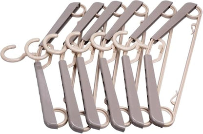 12-Pack Heavy Duty Plastic Extra-Wide Arm 15"-23" Suits Clothes Hangers with Swivel Hooks,Perfect for Coat,Jacket,Dress,Shirt,Trousers or Closet Space Saving,Grey&Tan - color: Gray-12 Pack