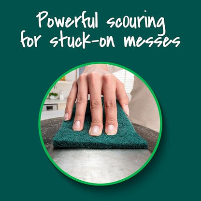 Scotch-Brite Heavy Duty Scouring Pad, 8 Pack - size: 8 Pads