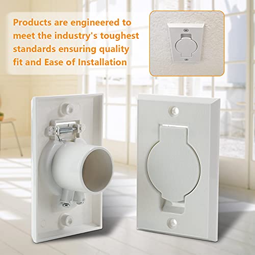 Standard Central Vacuum Wall Plate Inlet Valve Cover for Beam Central Vac