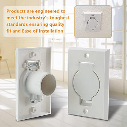 Standard Central Vacuum Wall Plate Inlet Valve Cover for Beam Central Vac