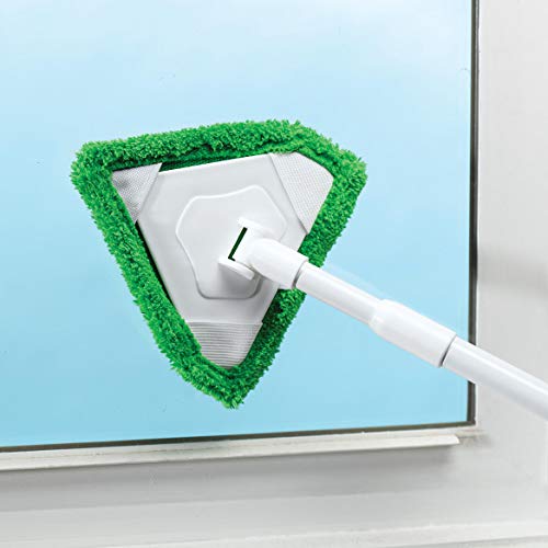 Smart Home Telescopic Multi-Purpose Triangular Cleaner with 3 Heads