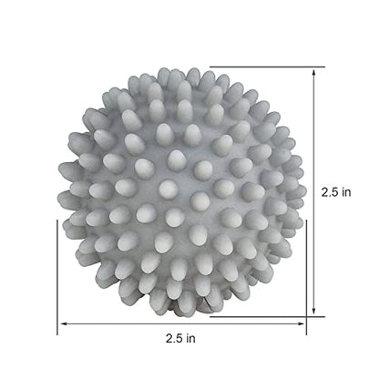 Dryer Balls 4 Pack - Non-Toxic Reusable Dryer Balls (Gray) - color: Gray
