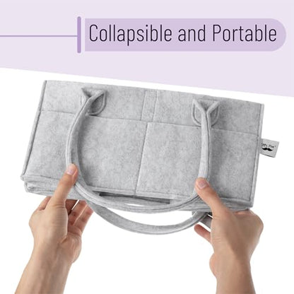 Mr. Pen- Baby Diaper Caddy Organizer, Gray, Medium - color: Gray, size: 1 Pack, Regular