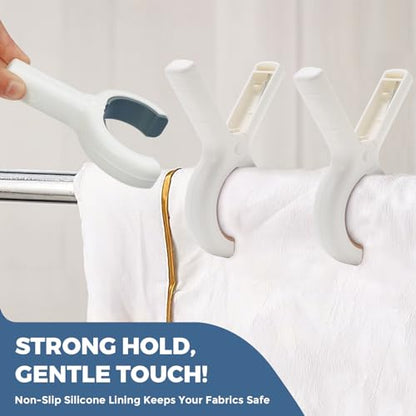 10 Pack Large Beach Towel Clips - 3.7 Inch Portable Chair Clamp for Summer - size: Large 3.7In×10Pcs