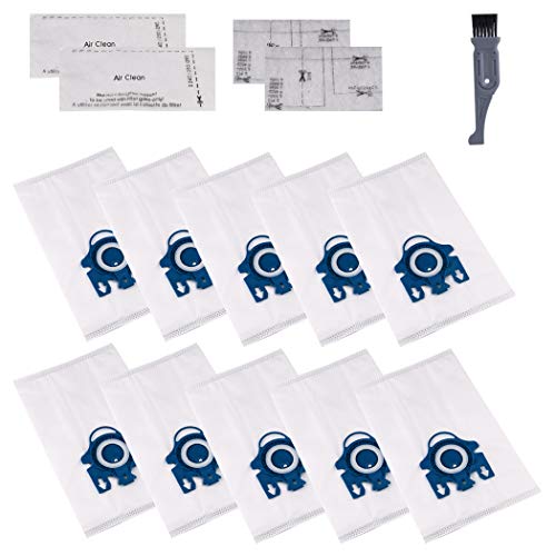 10Pack Replacement GN Vacuum Cleaner Bags for Miele Classic C1/Complete C3