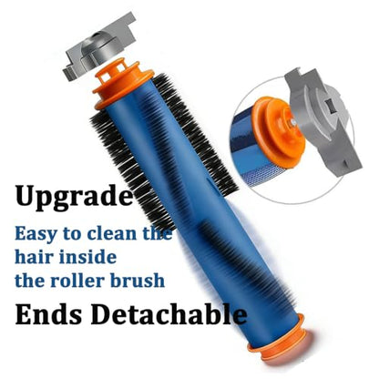 RV2310AE Replacement Parts for Shark Matrix RV2320S/RV2300S Robot Vacuum - color: Double roller brush with main brush cover