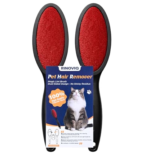 Lint Brush for Pet Hair, Double Sided Reusable Lint Remover, 2 Pack - color: Lint Brush - 2 Pack