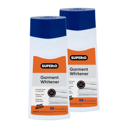 Garment Whitener Wool Cleaner 10.5 Oz, Wool Whitener for Tzitzit and Talit European Made, Safe for Most Materials, for Whites use Only, 2 Pack - size: Garment Whitener, 2 Pack