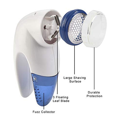 Portable Lint Remover, Fabric Shaver for Sweaters, Clothing and Furniture Fuzz