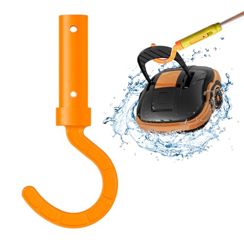 Hook for All Robotic Pool Cleaner, Accessories Hook Customized for Pool Vacuum Robot Including Cordless,Above Ground and Underwater,Attaches to Telescopic Poles-Orange1 - color: Orange