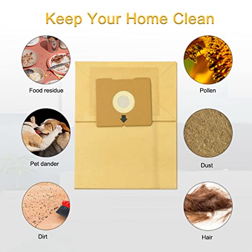 10 Pack Zing Vacuum Bags for Bissell 4122, 2154A, 2154, 4122D, 1668, 1668C