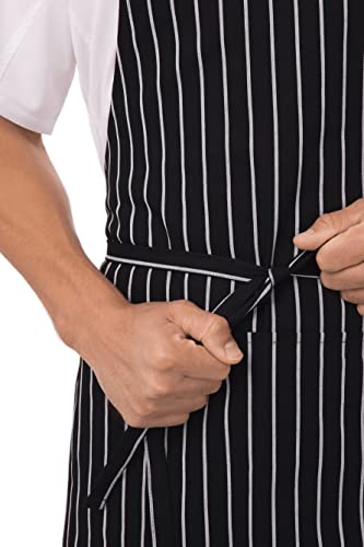 Chef Works Unisex Chef Apron - color: Chalk Stripe