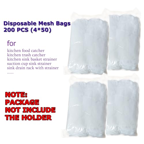 200 Sink Strainer Net Bags mesh bag for Sink strainer Basket Holder