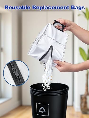 Reusable Dust Bags Compatiable with ECOVACS DEEBOT X9 PRO OMNI/ X8 PRO OMNI /T80 OMNI/T50 OMNI/T50 PRO OMNI/T50 PRO MAX Robot Vacuum, 3 Pack