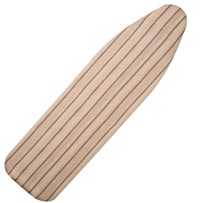 Seiritex Ironing Board Cover and Pad 15 x 54 inch, Heat Reflective with Hook and Loop Fasteners, Thick Padding with Elasticized Edges, Iron Board Replacement Cover Fit Standard Size (Woodgrain) - color: Woodgrain, size: 15x54