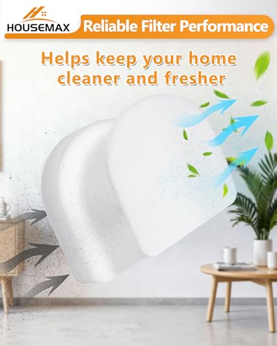 HOUSEMAX 4 Pack AZ3901 Filter Replacement for Shark PowerDetect DuoClean
