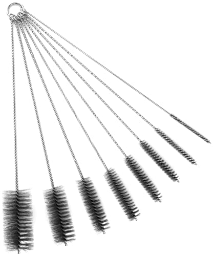 16 in Extra Long Pipe Cleaning Brush Set Stainless Steel Bristles - size: 16 Inch