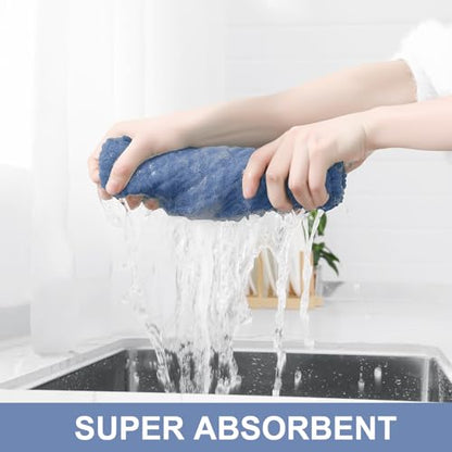 Homaxy Large Premium Cotton Kitchen Towels 16"x 28", 12 Pack, Navy Blue - color: Navy Blue, size: 16" X 28" - 12 Pack