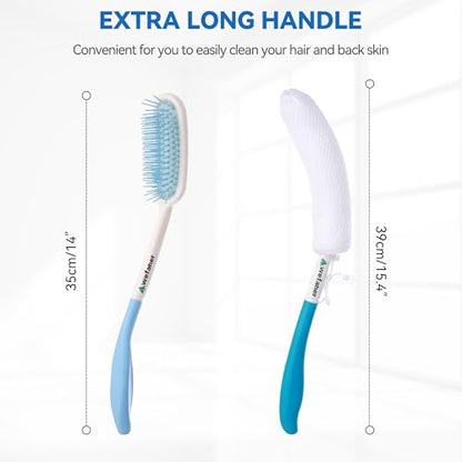 Wefaner Toilet Aids Set for Wiping - Long Handle Butt Wiper
