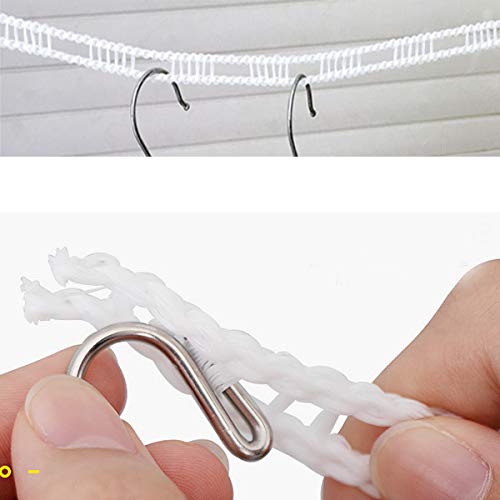 Foshine Clothesline 5m 1.64ft Length 2 Pack Clothes Drying Rope - color: White,red, size: 2 Pack